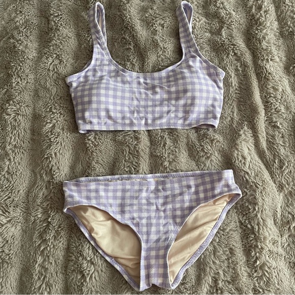 Joe Fresh Other - Purple Gingham Bikini Set